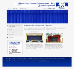 Baron Stage Curtain Competitors, Revenue And Employees - Web Page