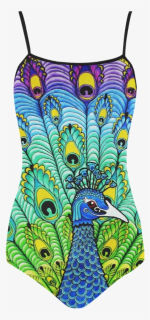 Peacock Strap Swimsuit