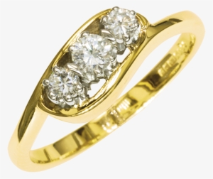 Ladies Shipton And Co Exclusive 9ct Yellow Gold Scroll - Engagement Ring