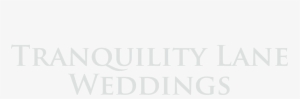 Tranquility Lane Weddings Logo - Tranquility Lane Weddings