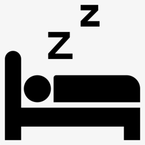 Sleeping In Bed Filled Icon - Sleep In Bed Icon