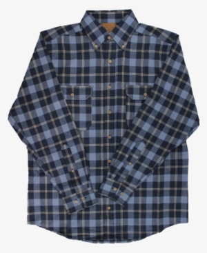 The Crosscut Flannel Shirt Canyon Blue - Shirt