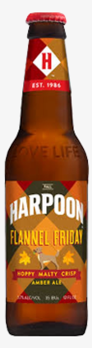 Flannel Friday By Harpoon Brewery - Beer Bottle