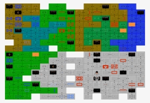 Separated Layers Map - Zelda Dungeons