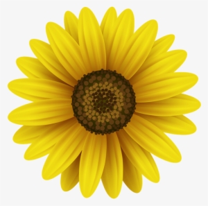 Flower Yellow Clip Art Image - Flower Monogram Svg Free