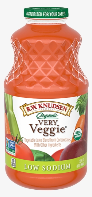 Very Veggie Low Sodium Organic - Rw Knudsen Low Sodium Juice Very Veggie Organic
