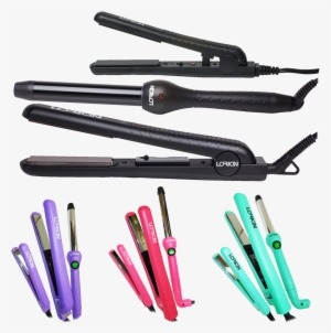 3-piece Salon Grade Hair Tool Set By Lorion With 2 - Hair Iron