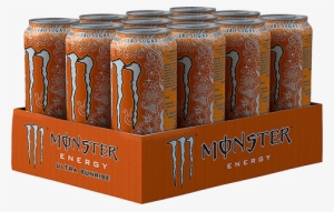 Monster Ultra Sunrise Energy Drink, 12 X 500 Ml - Monster Energy