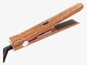 Glam Doll Hair Collection Flat Iron Covered In Am Swarovski - Strap