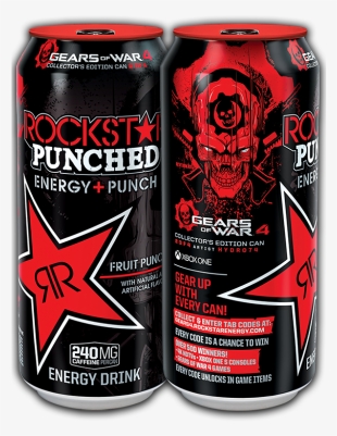 Monster Energy - Menu - Rockstar Punched Energy + Punch Fruit Punch Energy