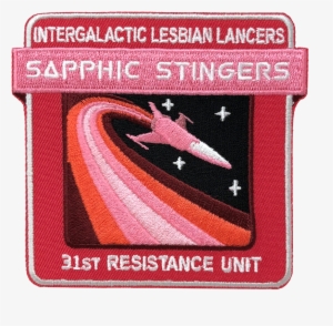 Sapphic Stingers Patch - Label