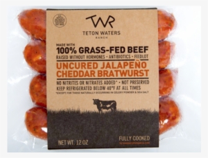 Teton Waters Ranch Uncured Jalapeño Cheddar Bratwurst - Bratwurst