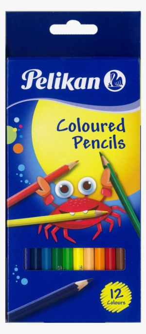 Coloured Pencils 12 Colours - Pelikan, Kredki Trójkątne, Grube, 12 Szt.