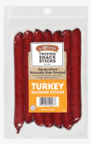 Old Wisconsin® Twisted Link Snack Sticks - Old Wisconsin Sausage Sticks, Turkey - 5 Oz