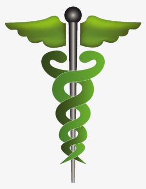 Cartoon Green Wings Icon Element - Medical Symbol