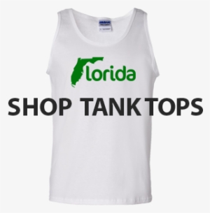 Shop State Florida Shape F Flipped Logo Tank Top Shirts - Active Tank
