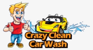 Crazy Clean Car Wash - Car Cleaning Cartoon