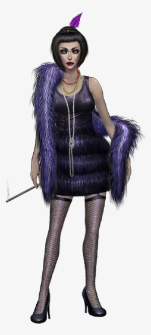 Female Flapper Costume - Halloween Costume