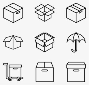 Box & Packaging - Line Art