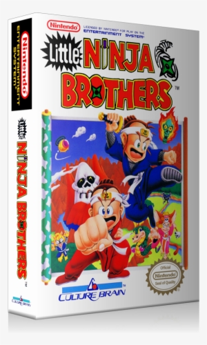 Nes Little Ninja Brothers Retail Game Cover To Fit - Little Ninja Brothers Nes Cover