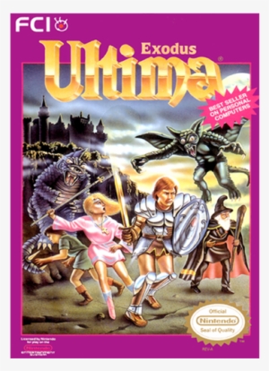 Ultima Exodus Nes Cover