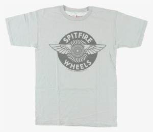 Sf Flying Swirl Ss L-silver/grey - Active Shirt