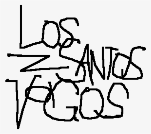 Gta San Andreas Los Santos Vagos Fan Tag - Drawing