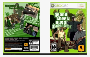 Comments Grand Theft Auto - Grand Theft Auto San Andreas Xbox 360 Box