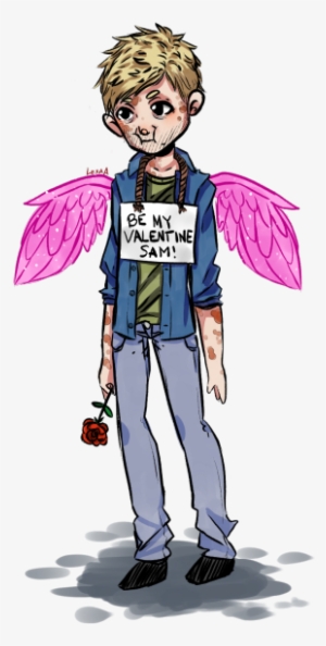 Happy Valentine's Day, Guys~ - Lucifer Hot Pink Wings