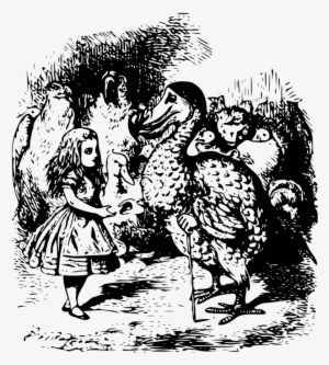 Alice's Adventures In Wonderland Dodo Mad Hatter - Thimble Alice In Wonderland