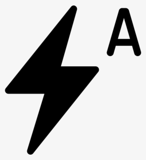 Flash Auto Filled Icon - Power Electricity Symbols