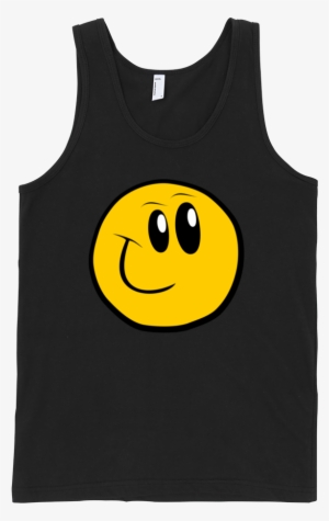 Smiley Fine Jersey Tank Top Unisex - Sleeveless Shirt