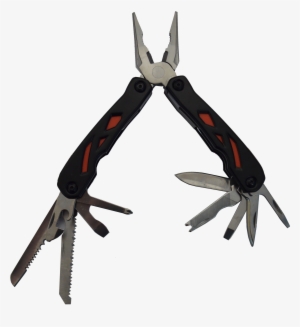 Flash Tool Multi Tool In Black And Red Open