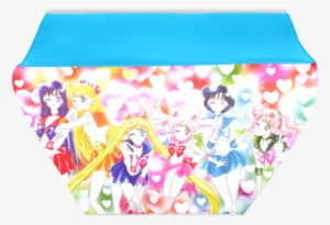 Sailor Moon Crystal Print Leather Clutch Bag Multifunctional - Sailor Scouts