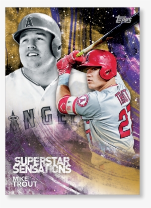 2018 Topps Series 1 Baseball Mike Trout Superstar Sensations - Mike Trout