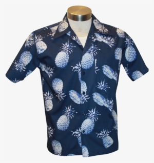 Aloha Shirt Blue Pineapple - Octopus