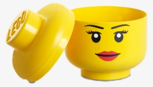 40321222 Lego Storage Head Large, Girl - Lego Faces For Girls