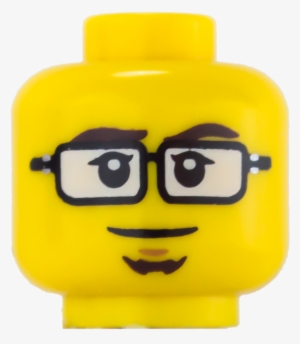 Lego Head Glasses Goatee