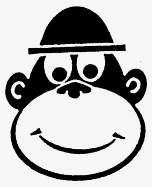 cheeky monkey face rubber stamp - rubber stamping