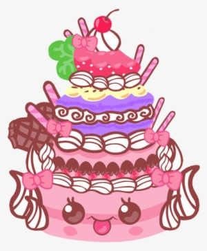 Adorable, Kawaii, And Pink Image - Kawaii Cake