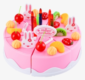 6 - Bignosedeer Children's Birthday Cake Play Set With