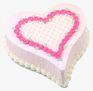 Pink Heart Cake Png Picture Clipart - Heart Cake Hd Clipart