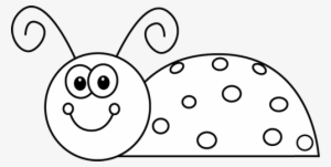 Clip Art Black And White Lady Bug