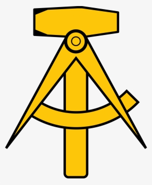 Open - Hammer And Compass Png