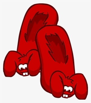 Red Bunny Slippers - Bunny Slippers