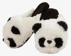 comfy panda slippers - panda pillow pet slippers