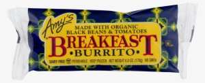 Amys Breakfast Burrito Organic 6ounce Boxes Pack
