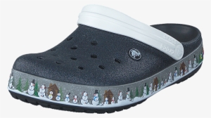 Crocs Crocband Holiday Clog Black 60006-73 Womens Rubber - Crocband Holiday Clog
