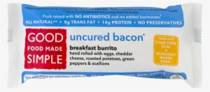 Good Food Made Simple Uncured Bacon Breakfast Burrito,