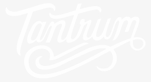 Logo Tantrum White 1000 C - Sketch